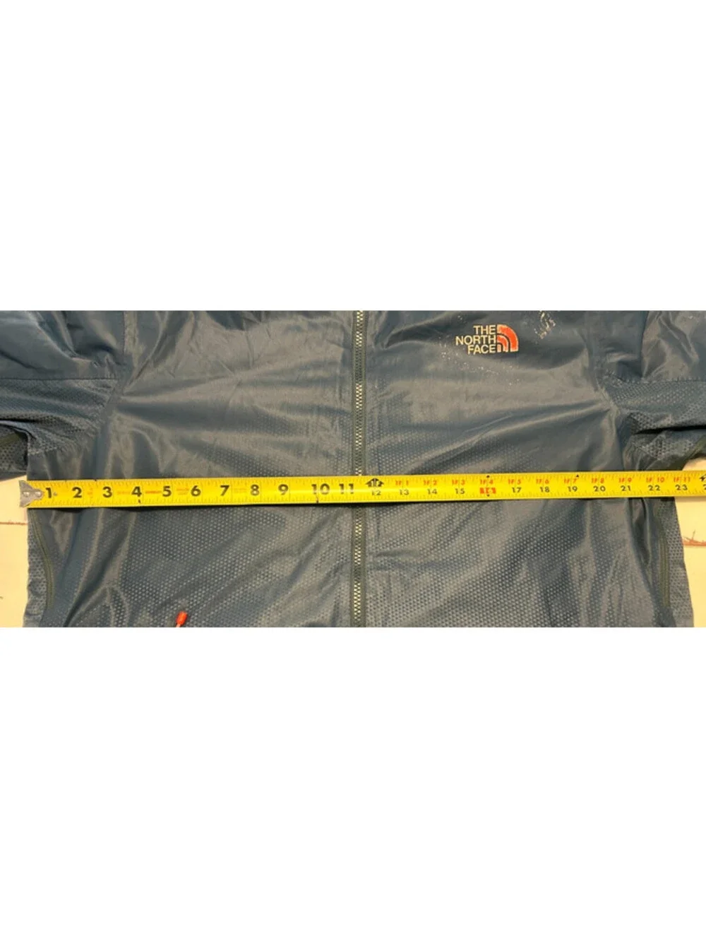 Vintage North Face Hyvent Hooded Blue Quilted Orange Lined Jacket Men's Large L